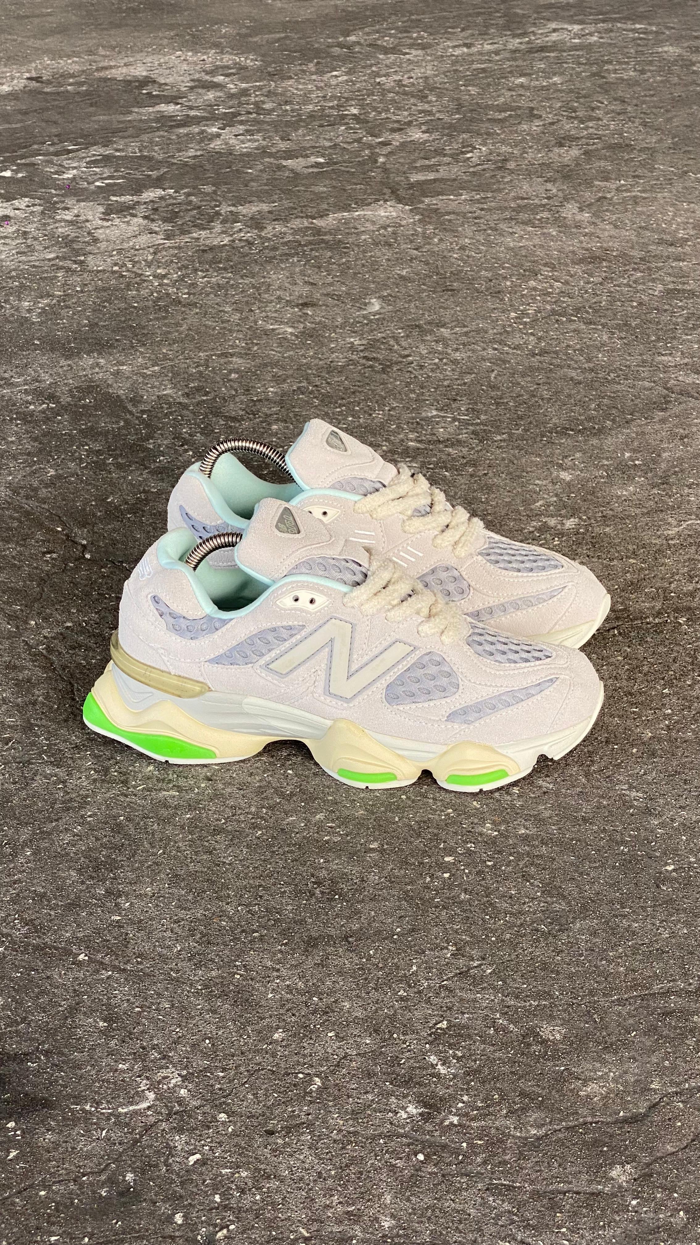 NEW BALANCE 9060 GRIS PRINT VERDE