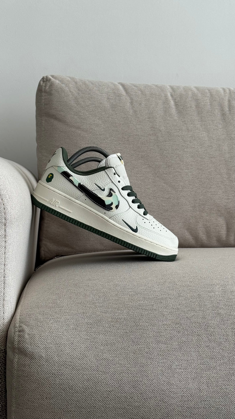 NIKE AF1 BAPE BLANCO AZUL - Image 8