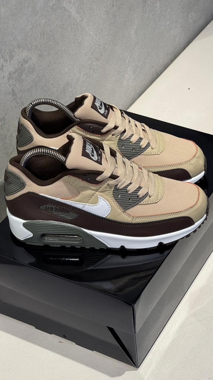NIKE AIR MAX 90 BEIGE CAFE BLANCO - Image 4