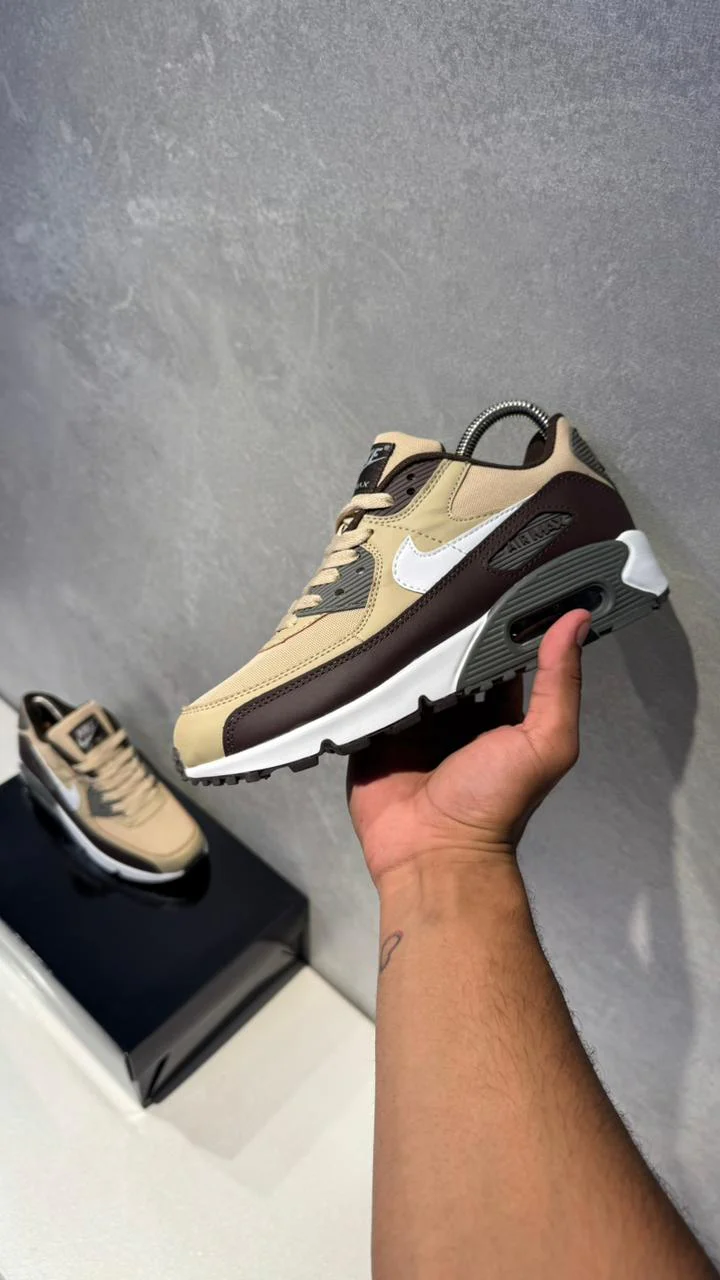 NIKE AIR MAX 90 BEIGE CAFE BLANCO - Image 6