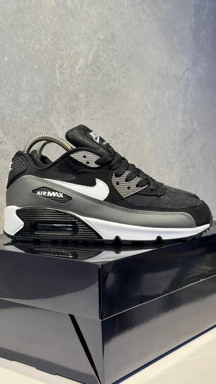 NIKE AIR MAX 90 NEGRO GRIS BLANCO - Image 5