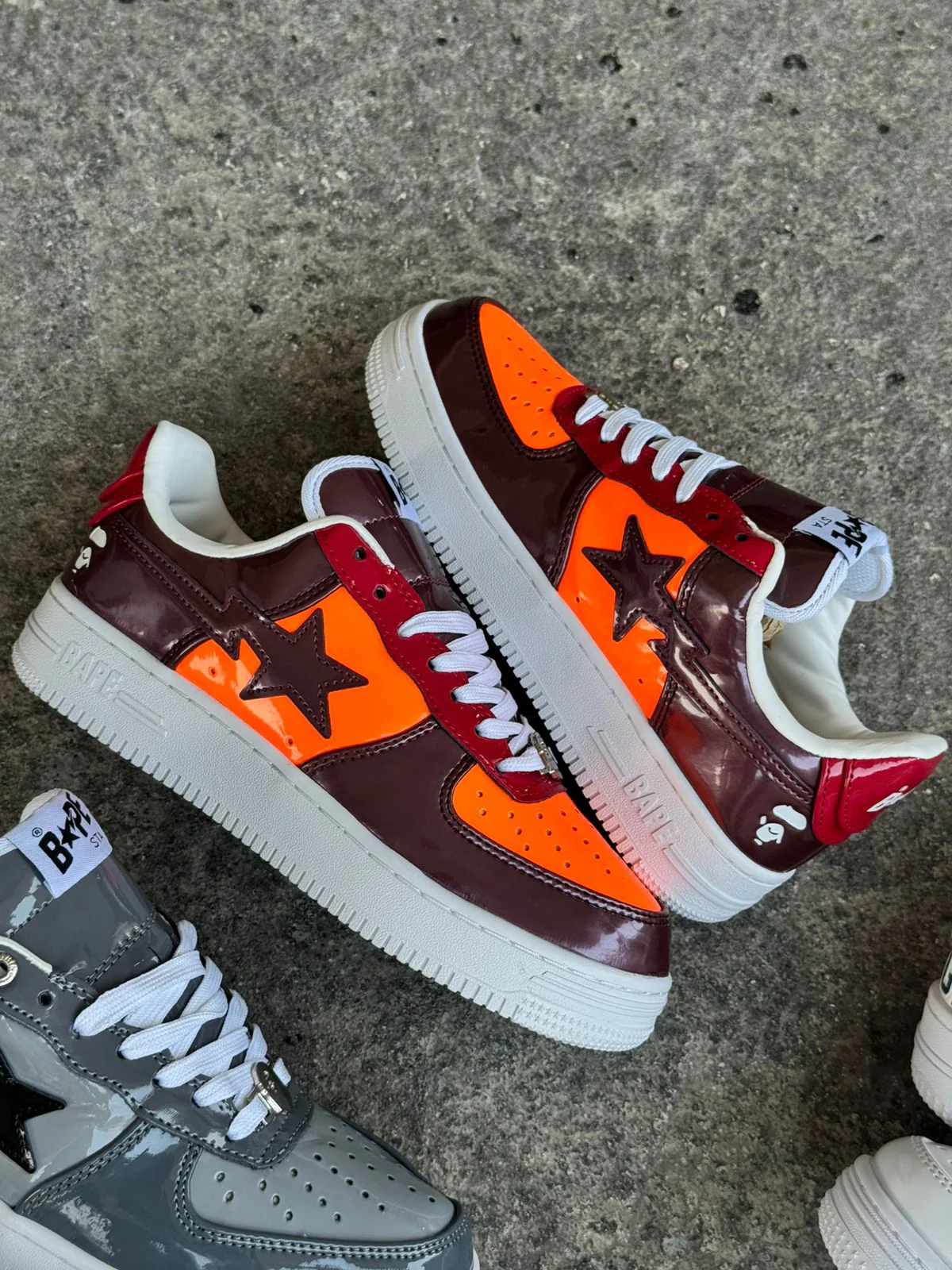 NIKE BAPE CAFE NARANJA