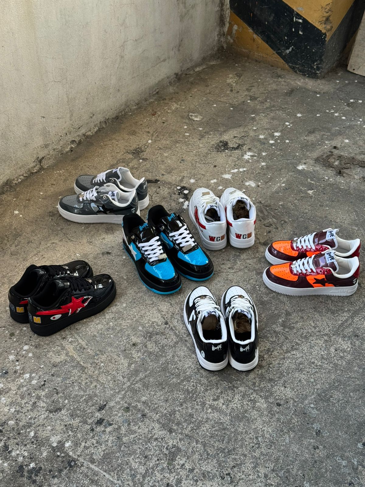 NIKE BAPE NEGRO AZUL - Image 3