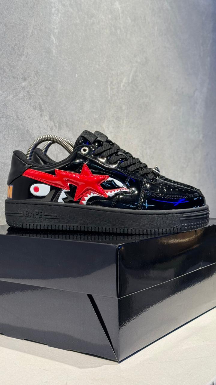 NIKE BAPE NEGRO ROJO - Image 4