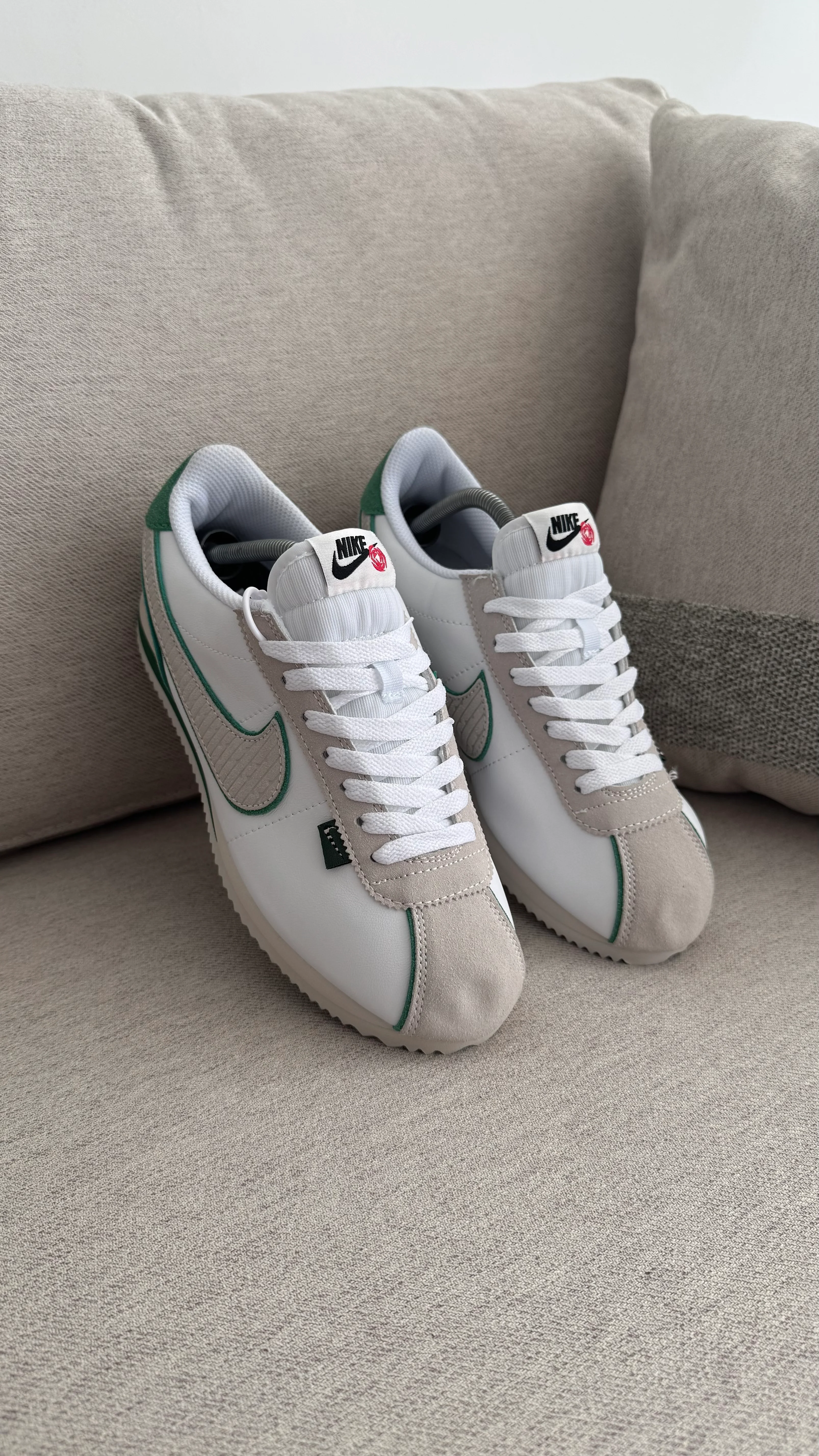 NIKE CORTEZ BLANCO VERDE - Image 3