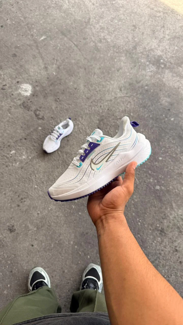 NIKE DOBLE CHULO BLANCO MORADO - Image 5