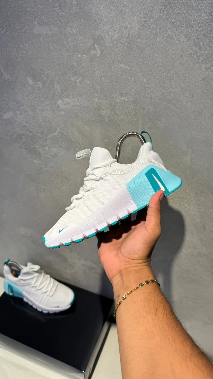 NIKE FREECOM BLANCO VERDE MENTA - Image 7