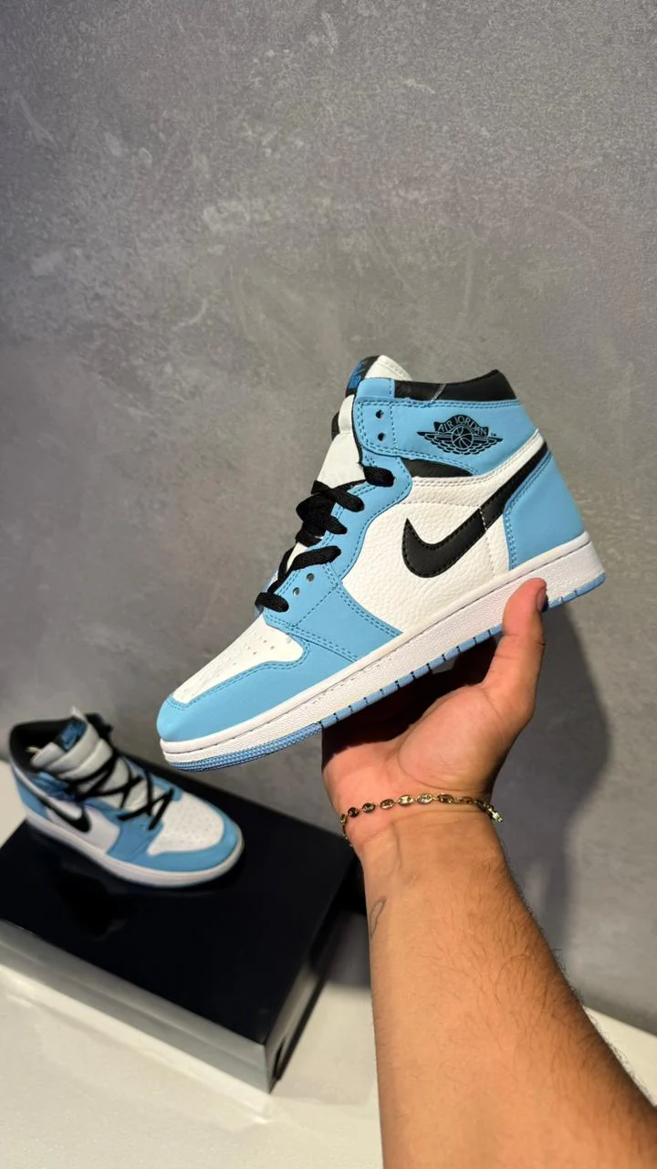 NIKE JORDAN RETRO 1 BLUE - Image 8