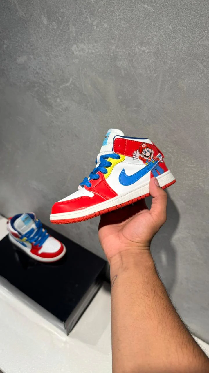 NIKE JORDAN RETRO 1 MARIO BROSS NIÑOS - Image 3
