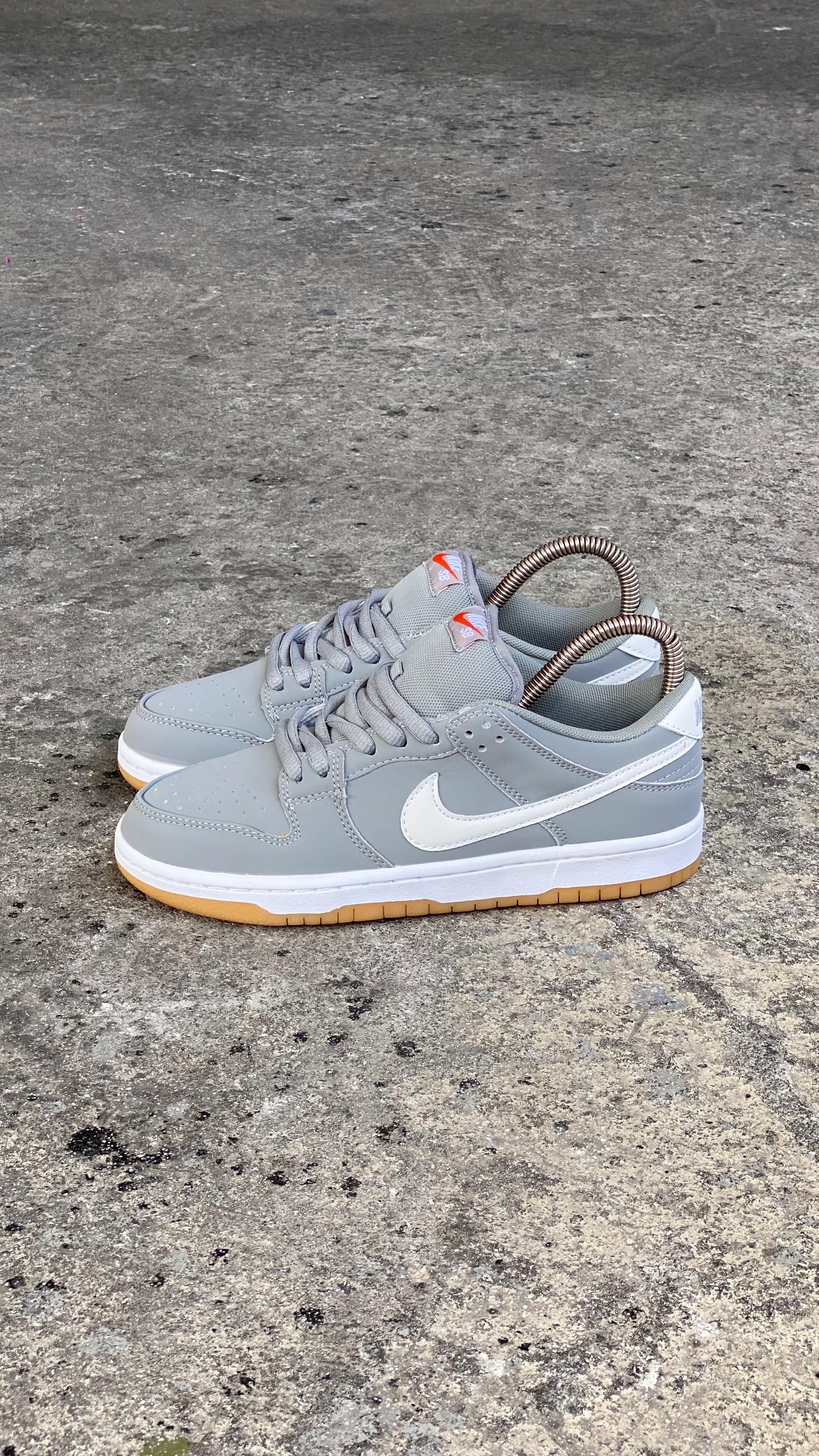 NIKE SB DUNK GRIS BLANCO CAFE