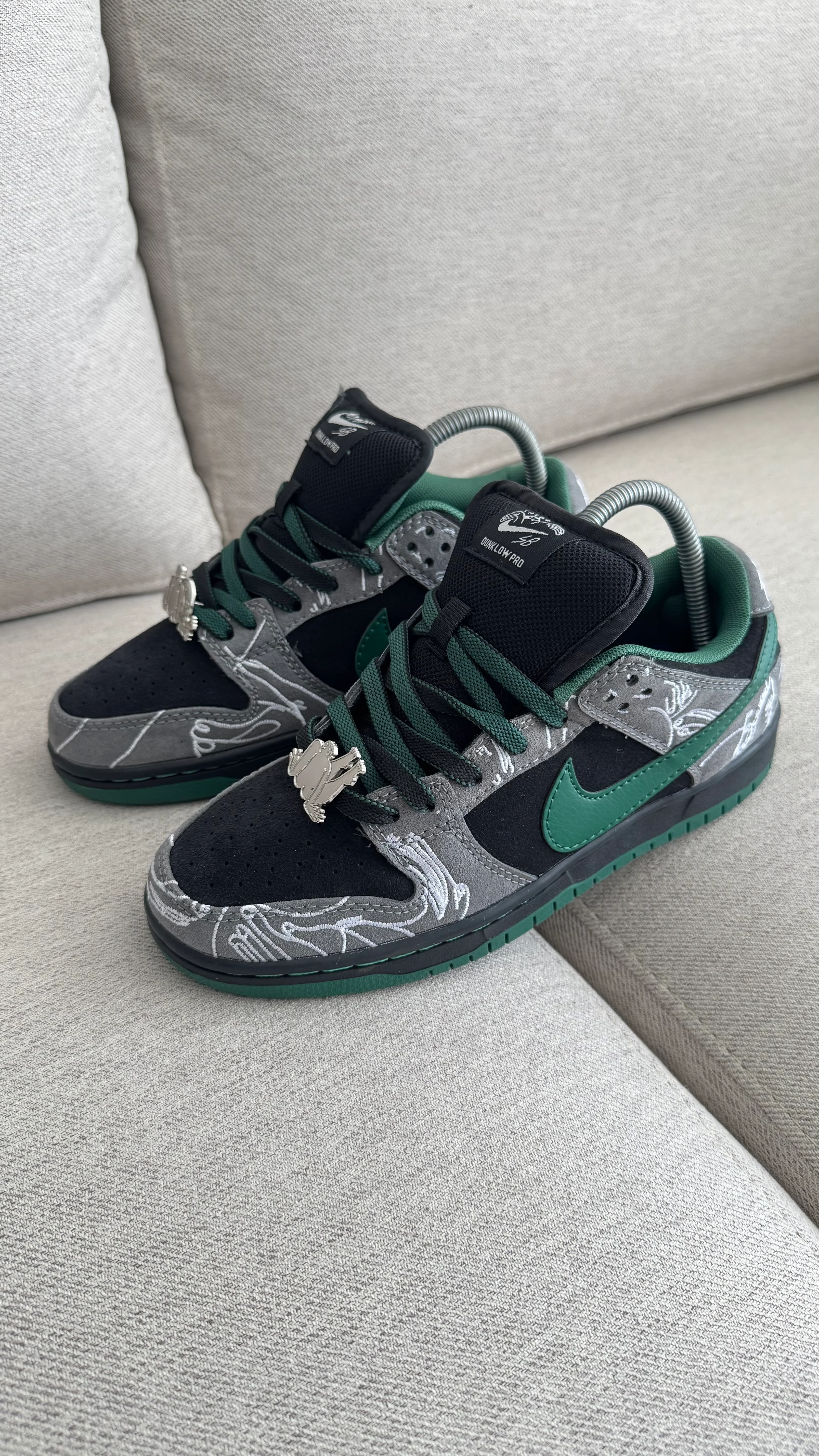 NIKE SB DUNK NEGRO VERDE - Image 6