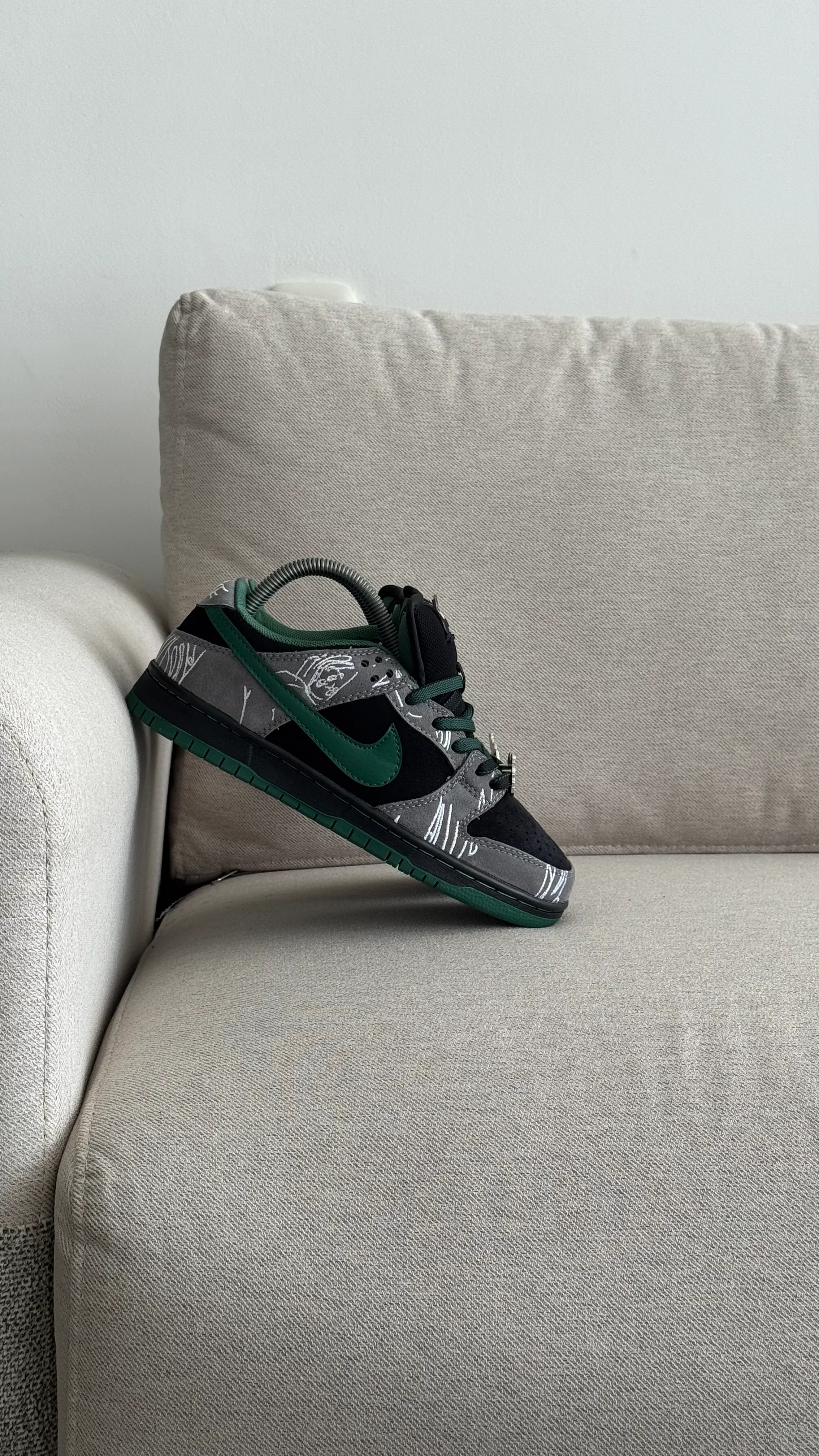 NIKE SB DUNK NEGRO VERDE - Image 7