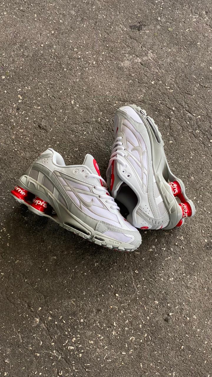 NIKE SHOX SUPREME BLANCO GRIS - Image 6