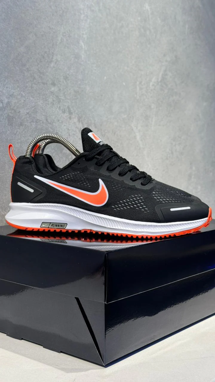 NIKE ZOON RUNNING NEGRO NARANJA - Image 5