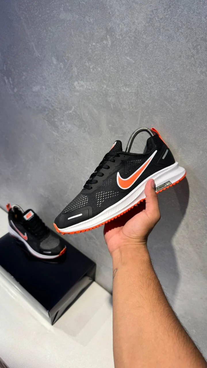 NIKE ZOON RUNNING NEGRO NARANJA - Image 6