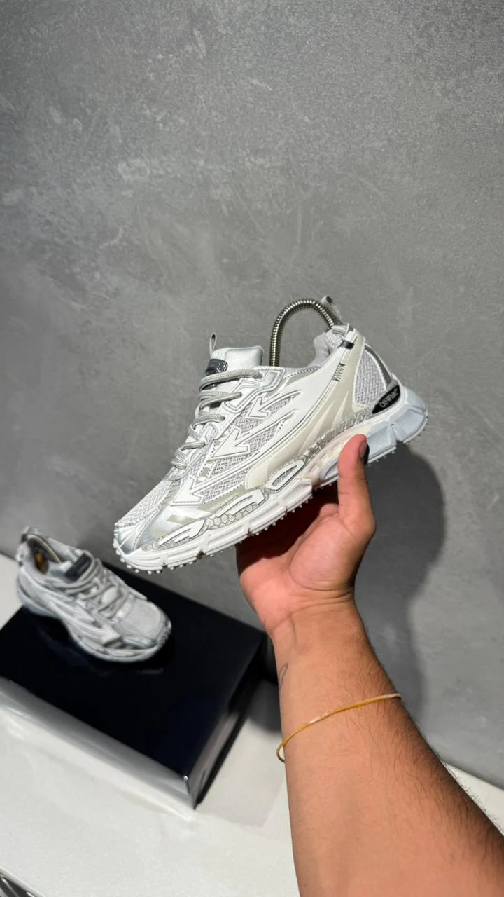 OFF WHITE 3 CHULO BLANCO PLATA - Image 6