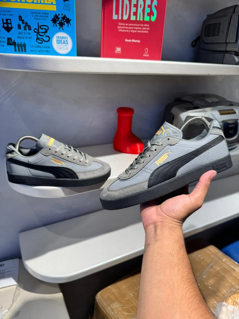 PUMA PALERMO GRIS NEGRO - Image 7