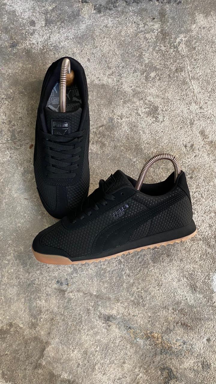 PUMA ROMA NEGRO SUELA DE BOLLO - Image 3