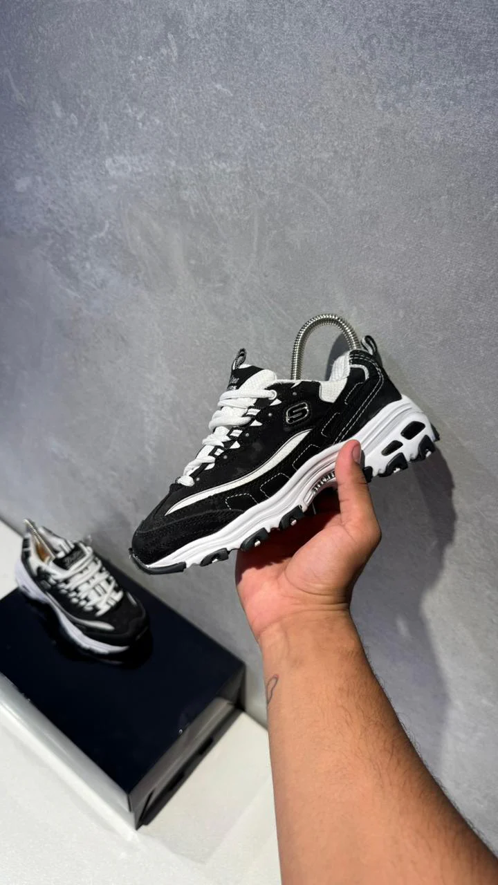SKECHERS NEGRO BLANCO PROMO - Image 3