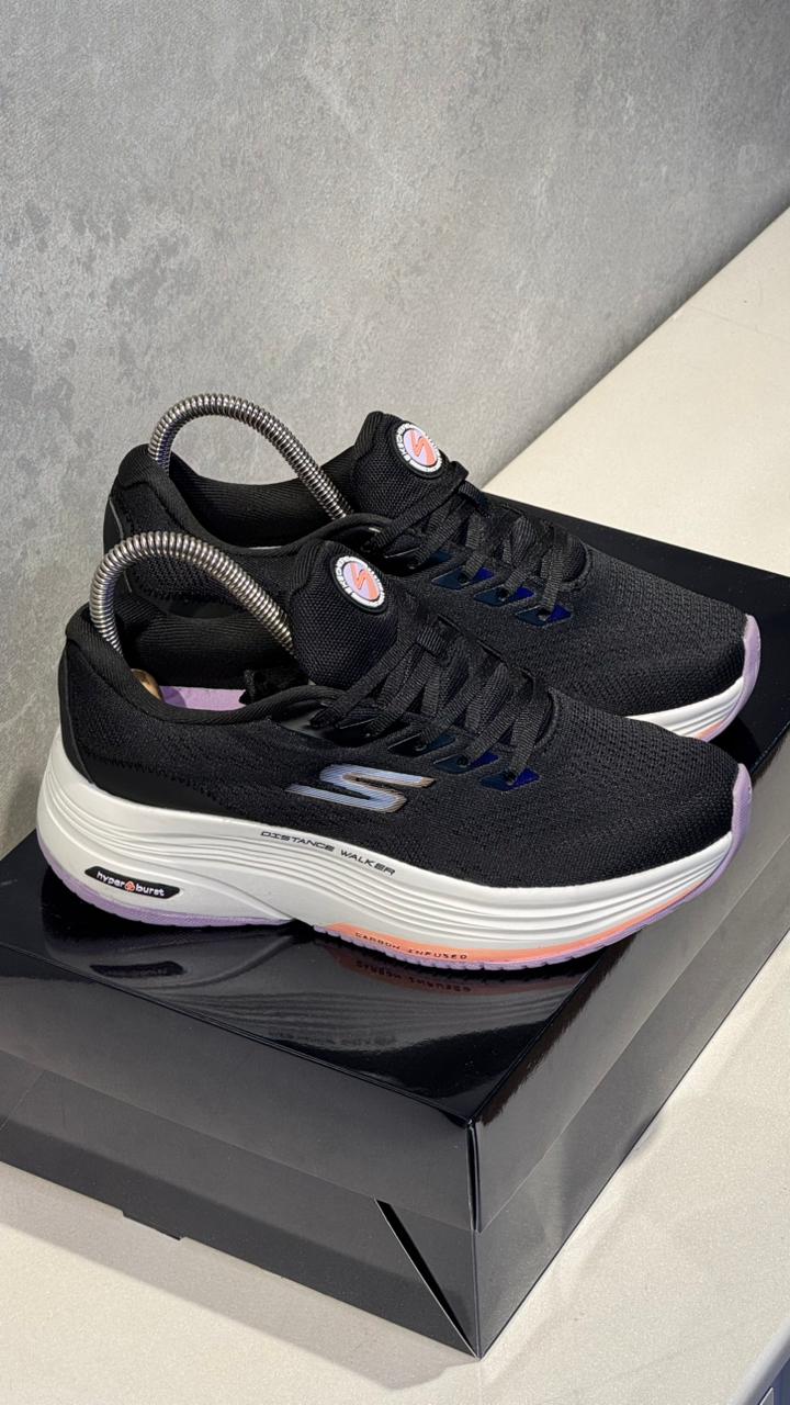 SKETCHERS HYPER NEGRO LILA - Image 5